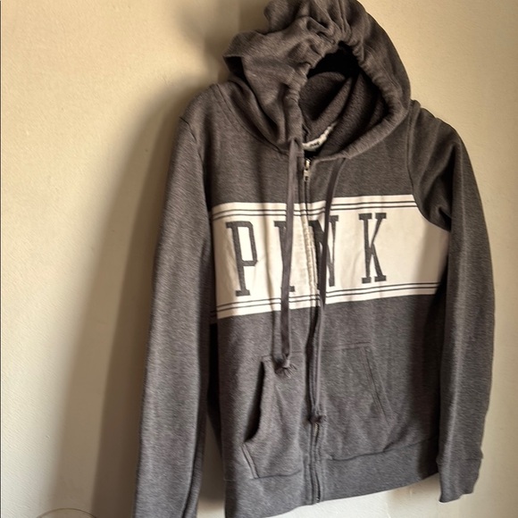 PINK Victoria's Secret Gray Hoodie - Picture 4 of 6